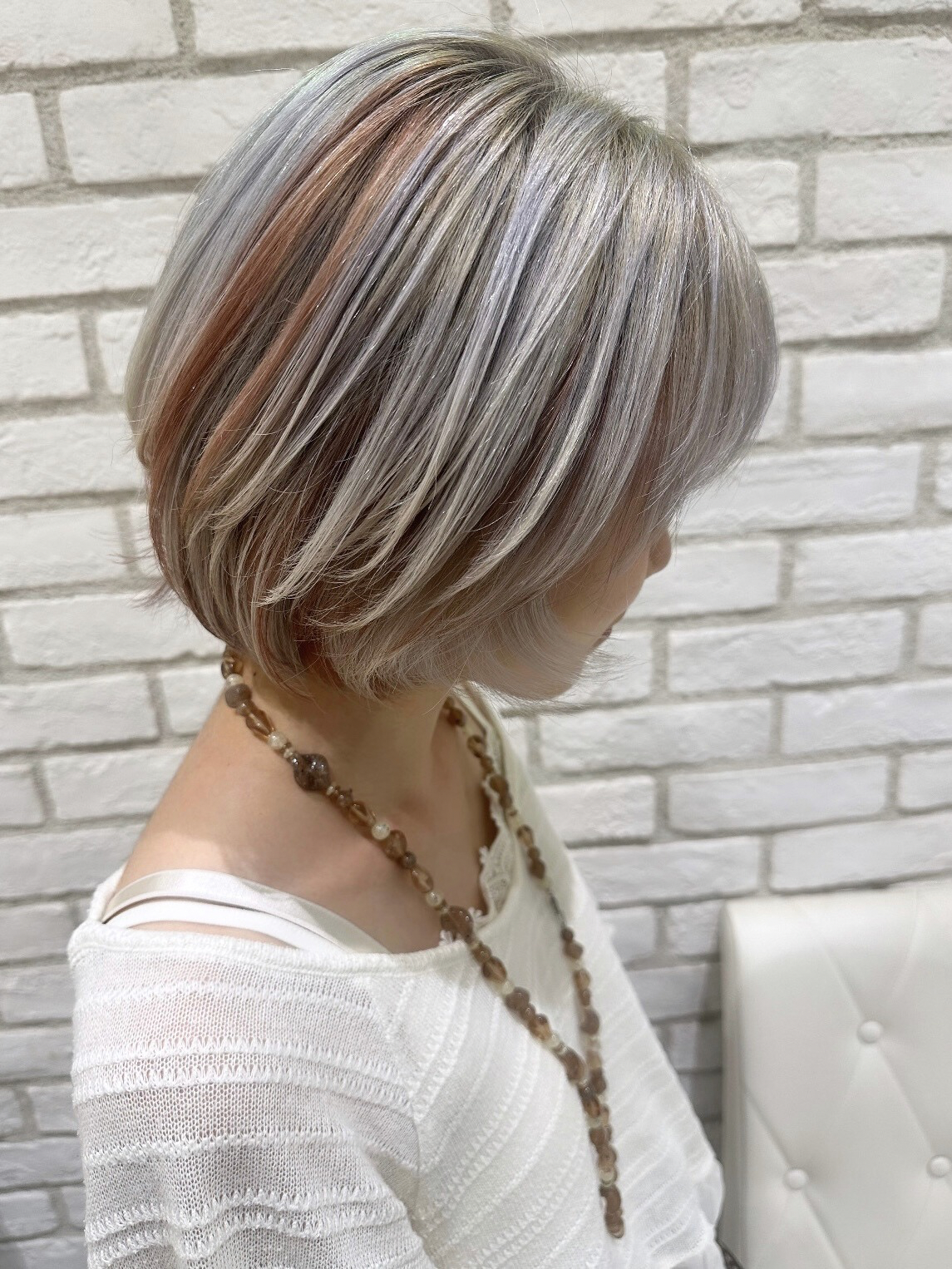 シルバーカラー×レッド