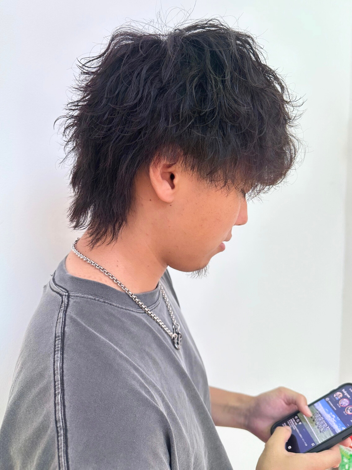 波巻きスパイラルパーマ