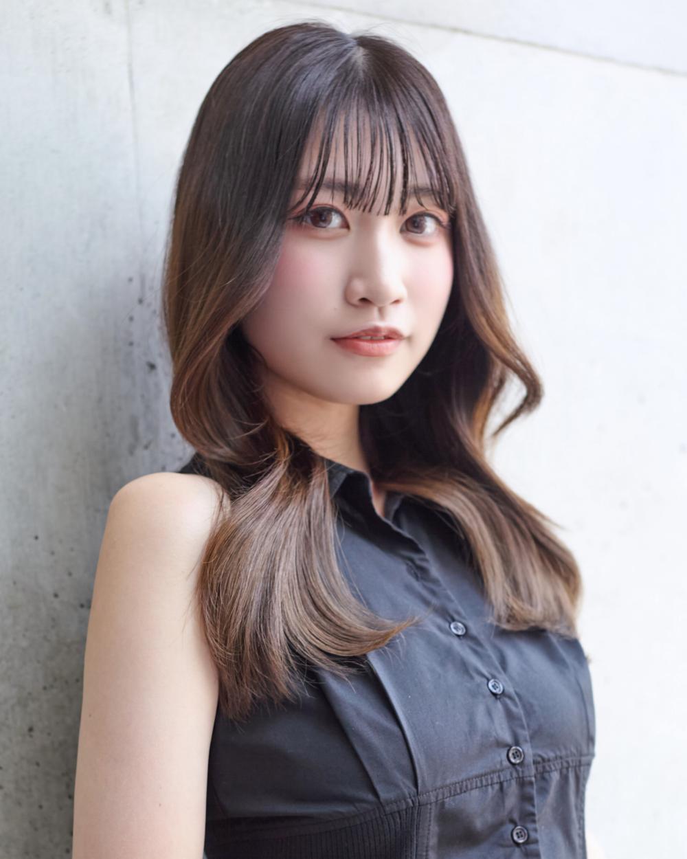 韓国風セミロング