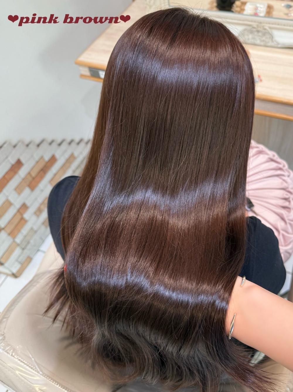 pink  brown