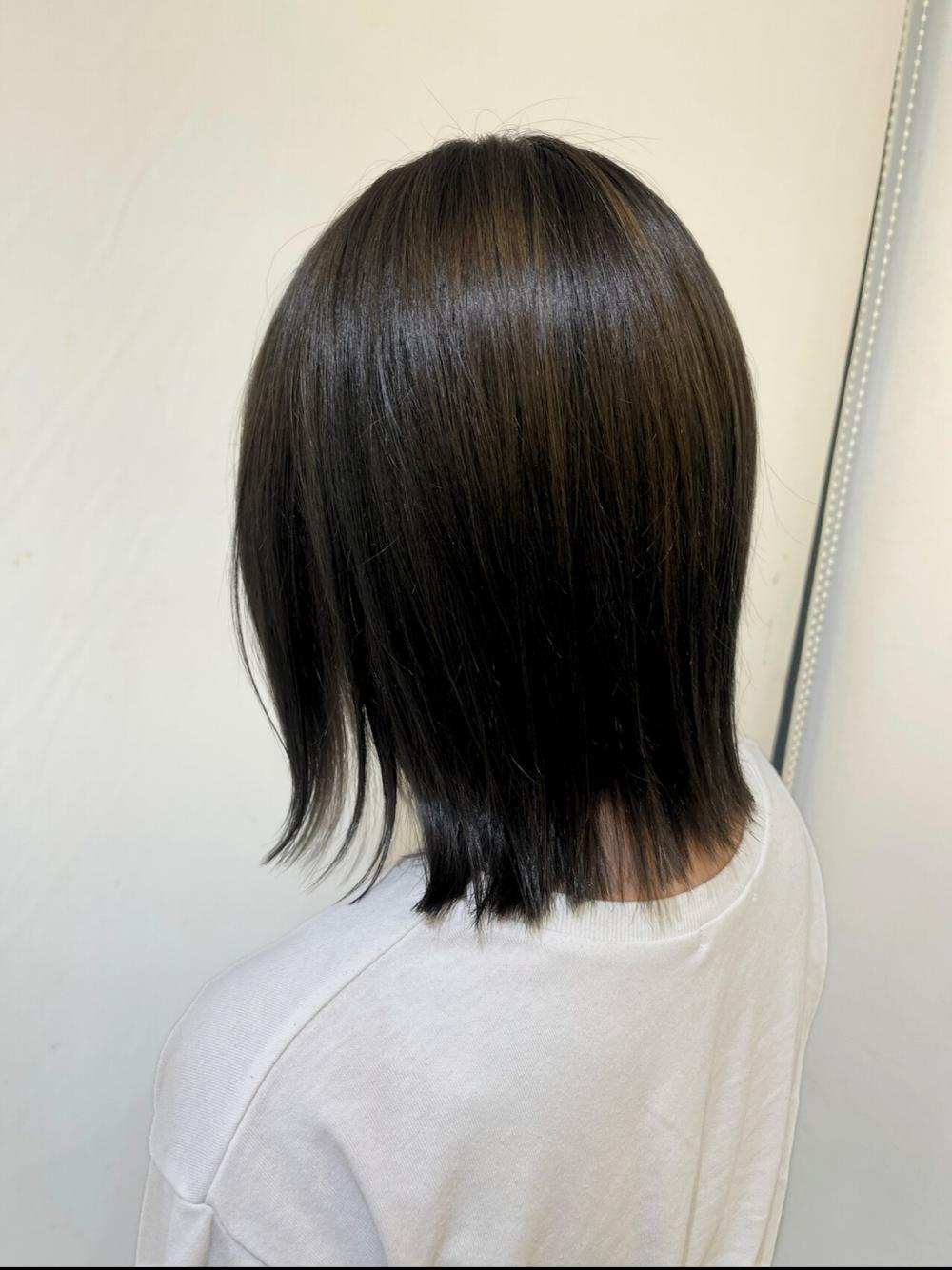 切りっぱなしボブ