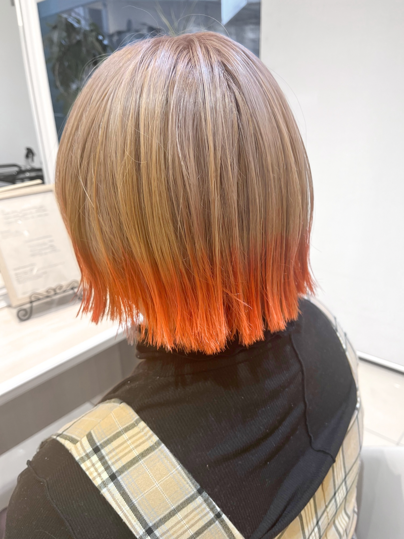 ルーツカラー×オレンジ