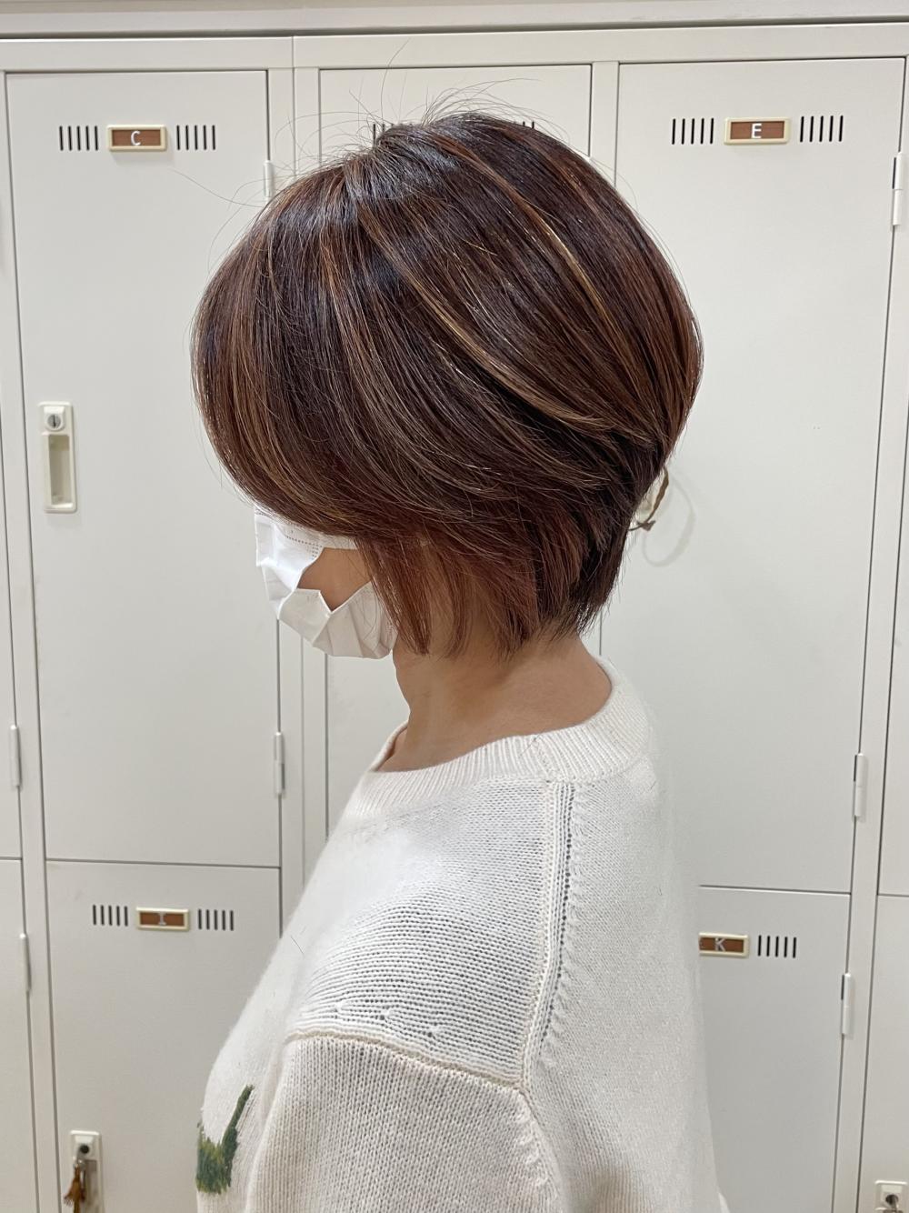 大人ショートボブ