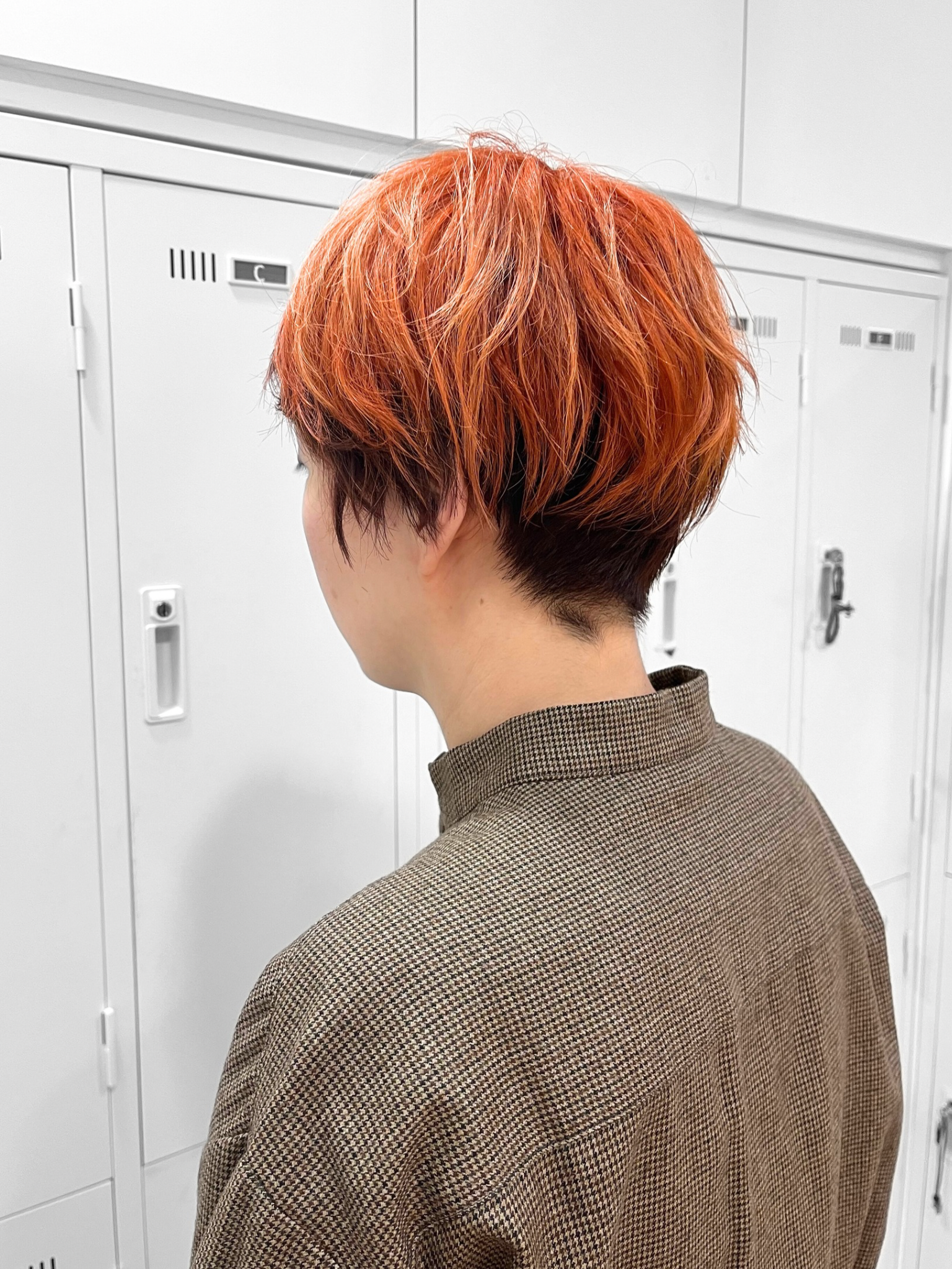大人ショート　オレンジ