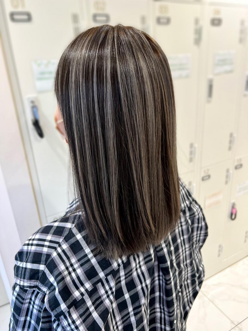 コントラストハイライトでオシャレhair♪