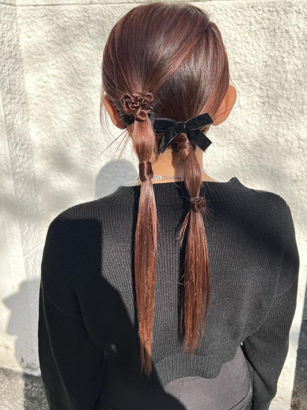 【ヘアアレンジ】タイトツイン♡｜サブ写真②