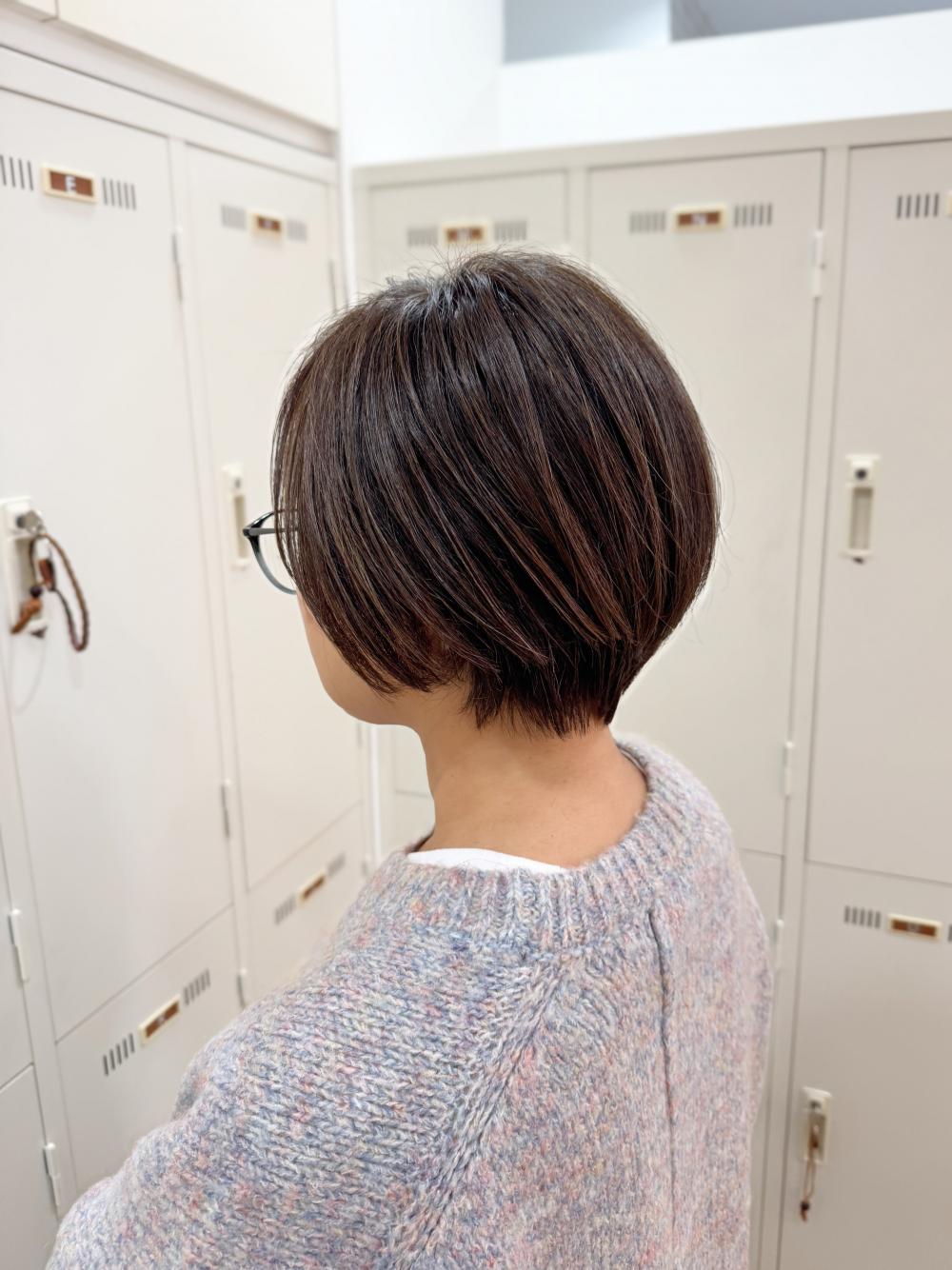 白髪ぼかしハイライト