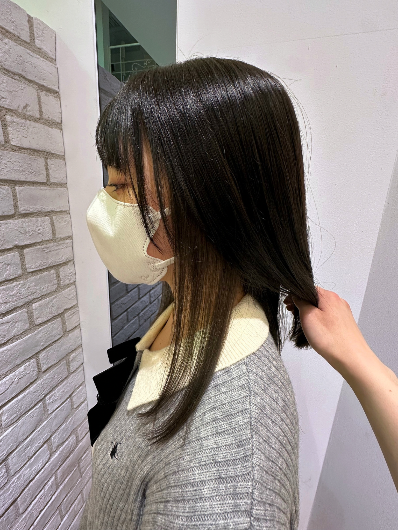 インナーカラー ベージュ