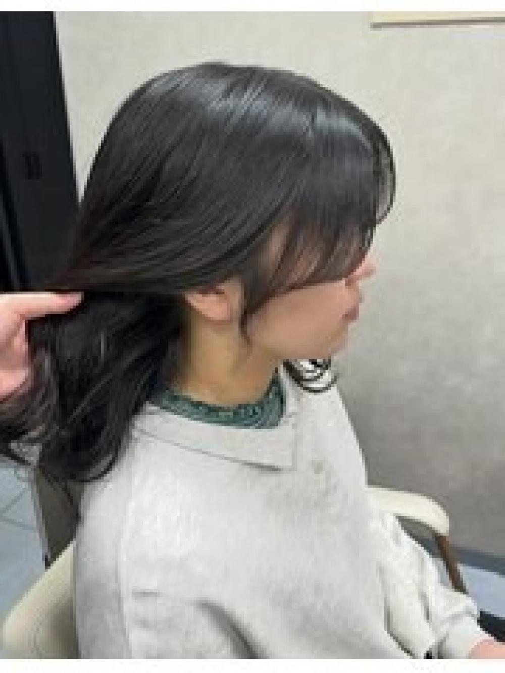 流れる前髪・顔周りカット