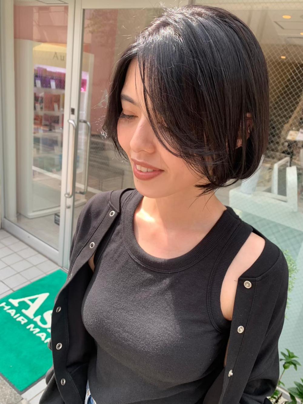 前髪無し大人ボブ｜メイン写真