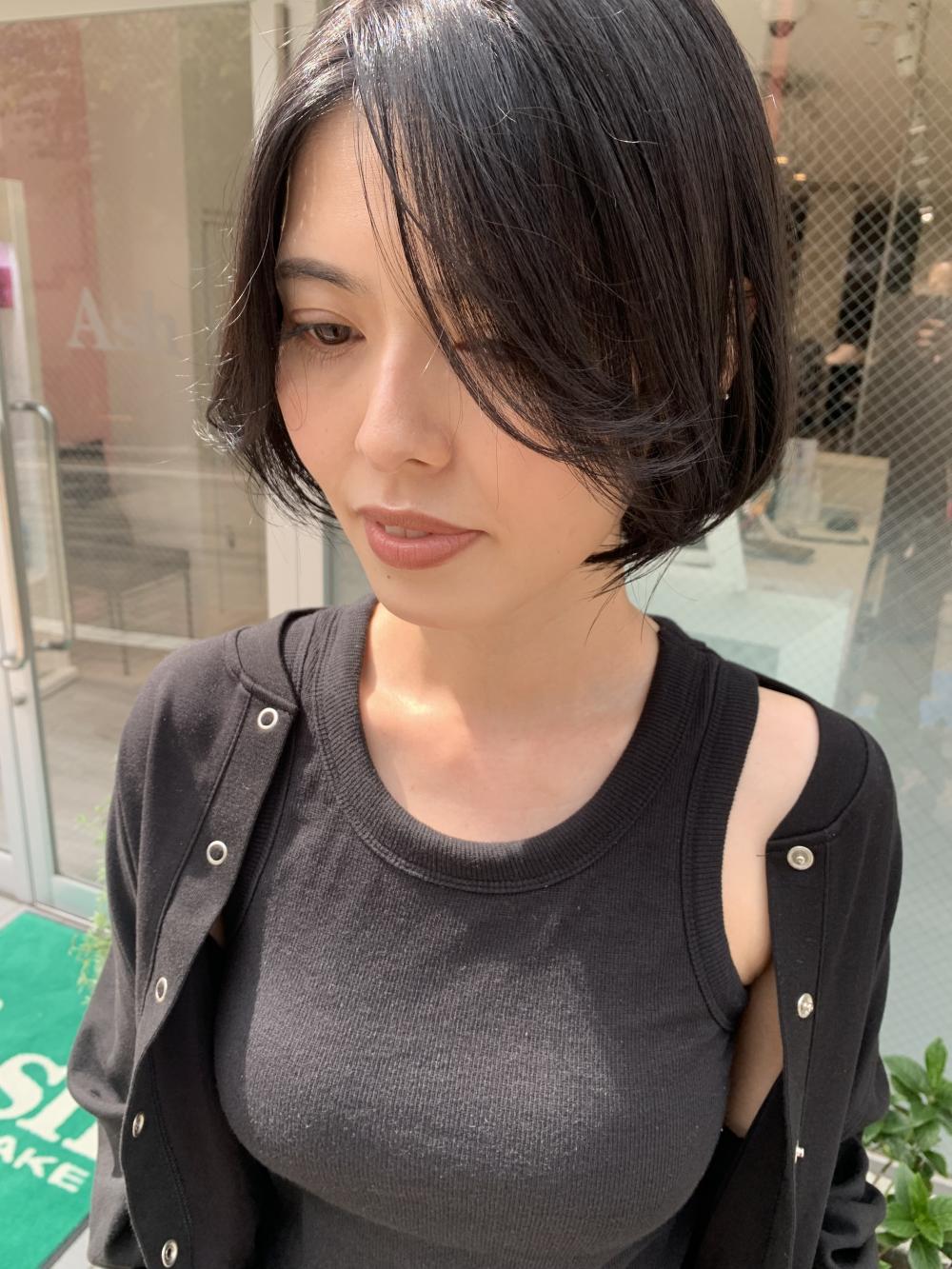 前髪無し大人ボブ｜サブ写真③