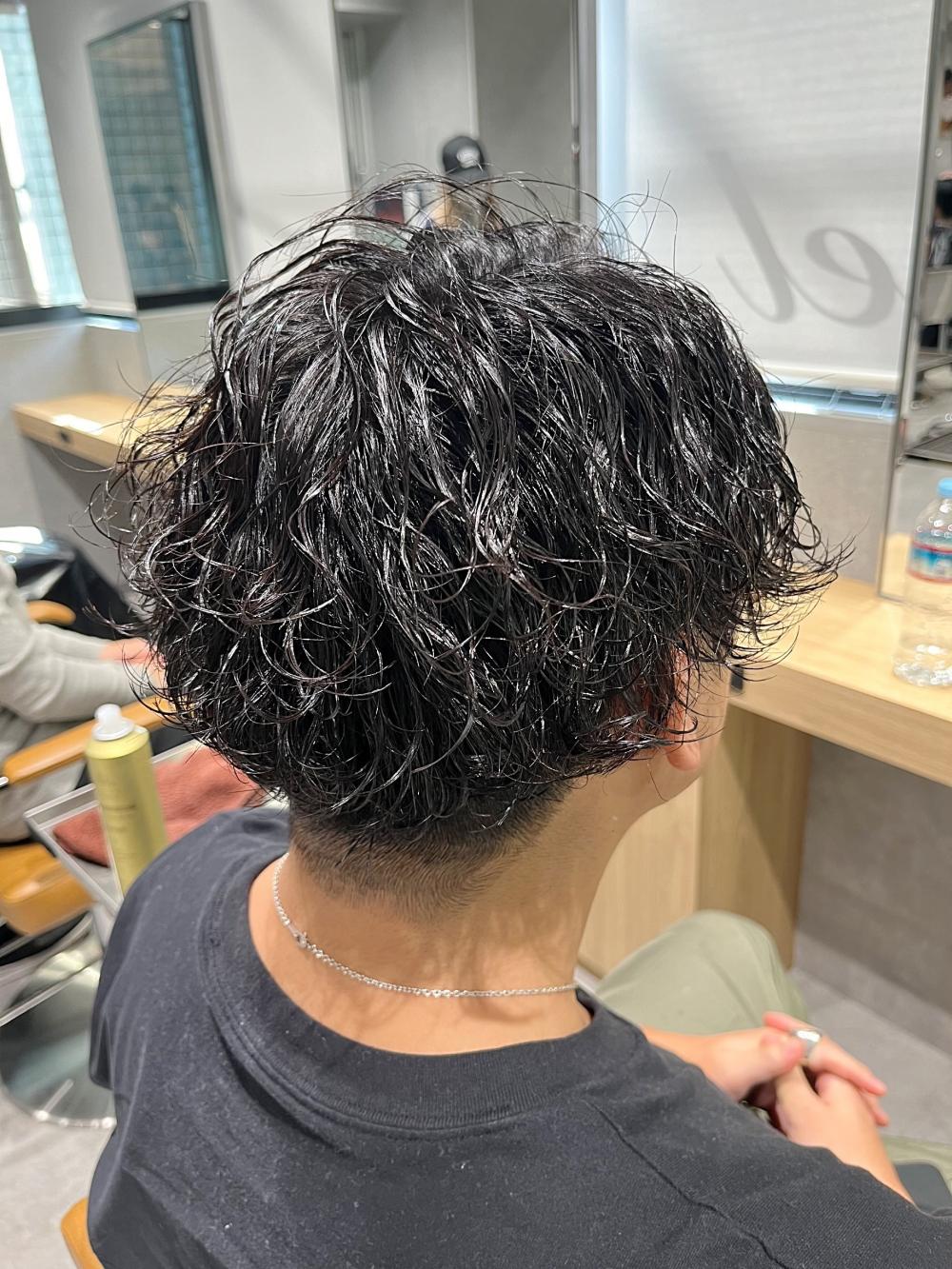 波巻きスパイラルパーマ