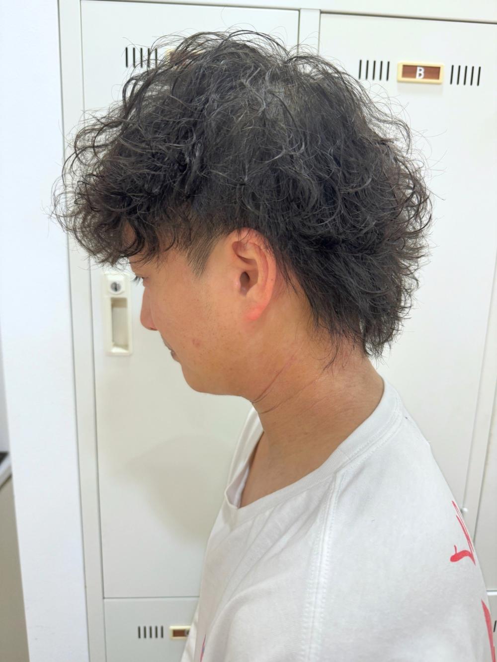 波巻きパーマ