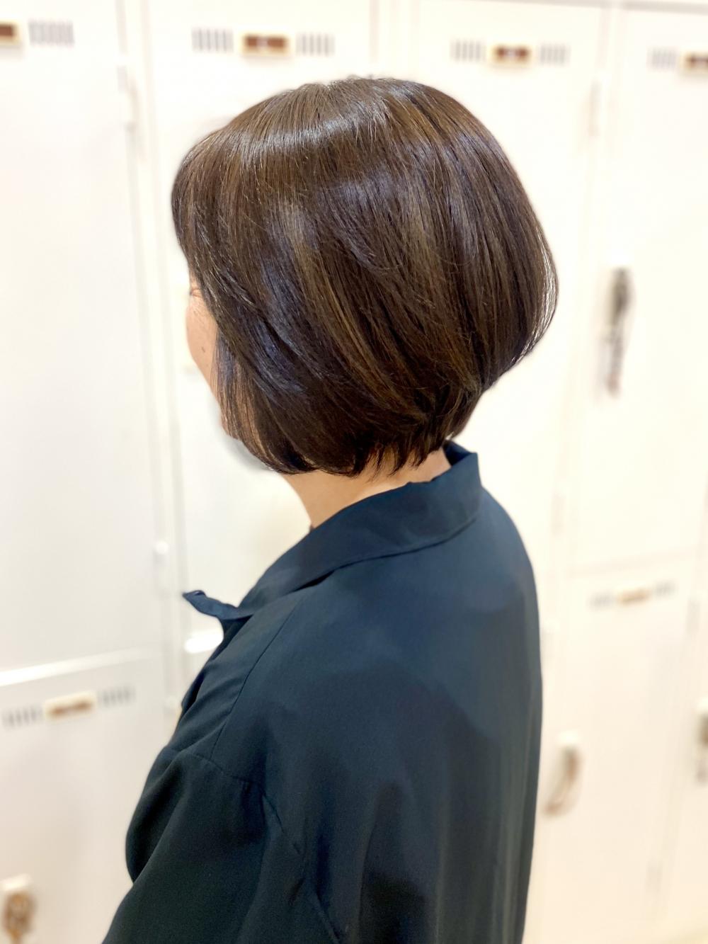 大人ショートボブ