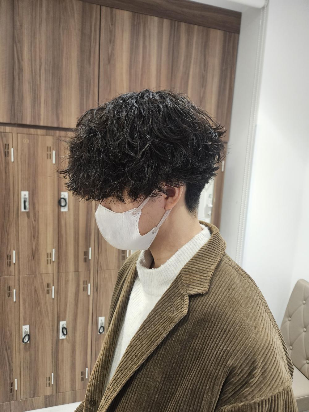 波巻きツイストスパイラルパーマ