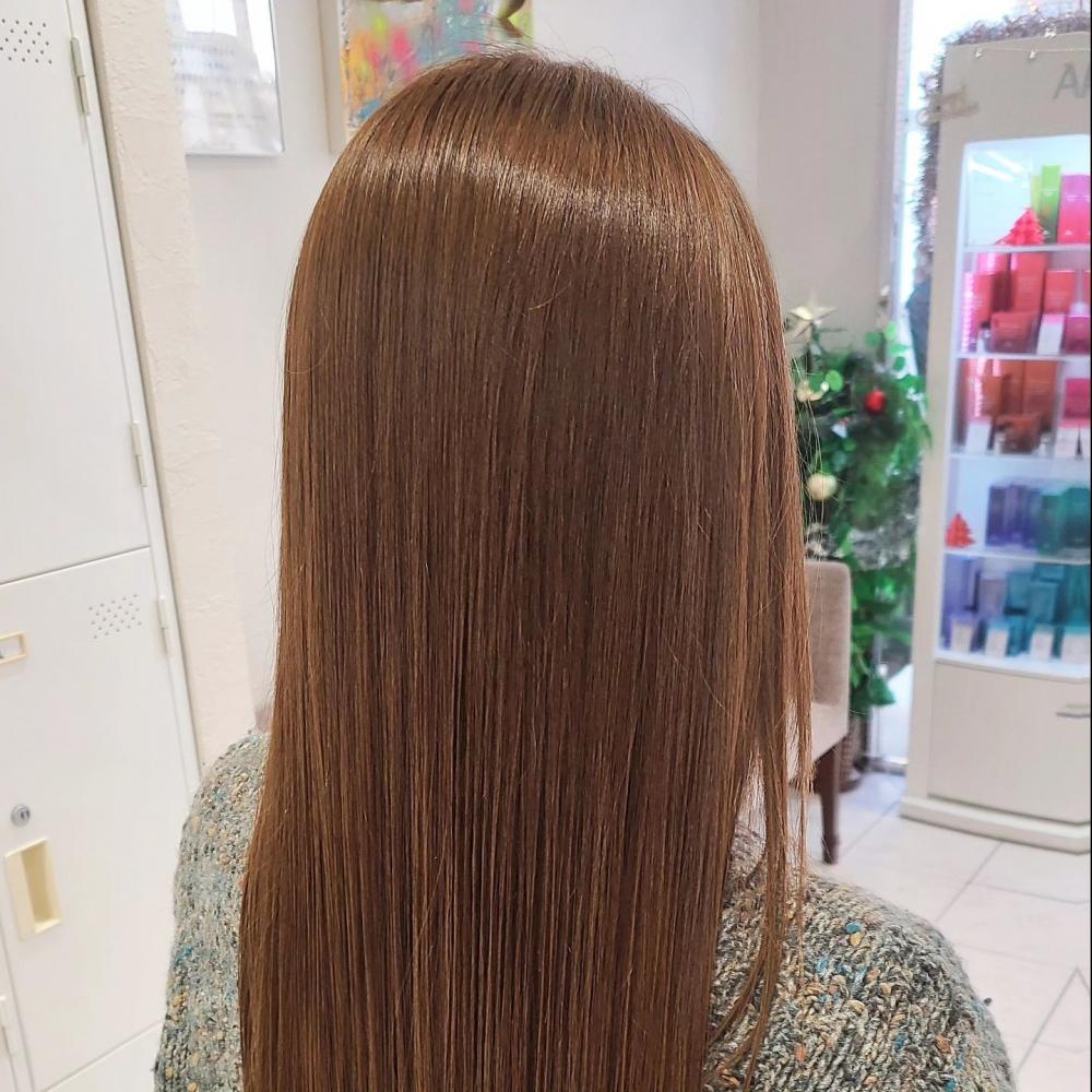 ロング×アッシュブラウン