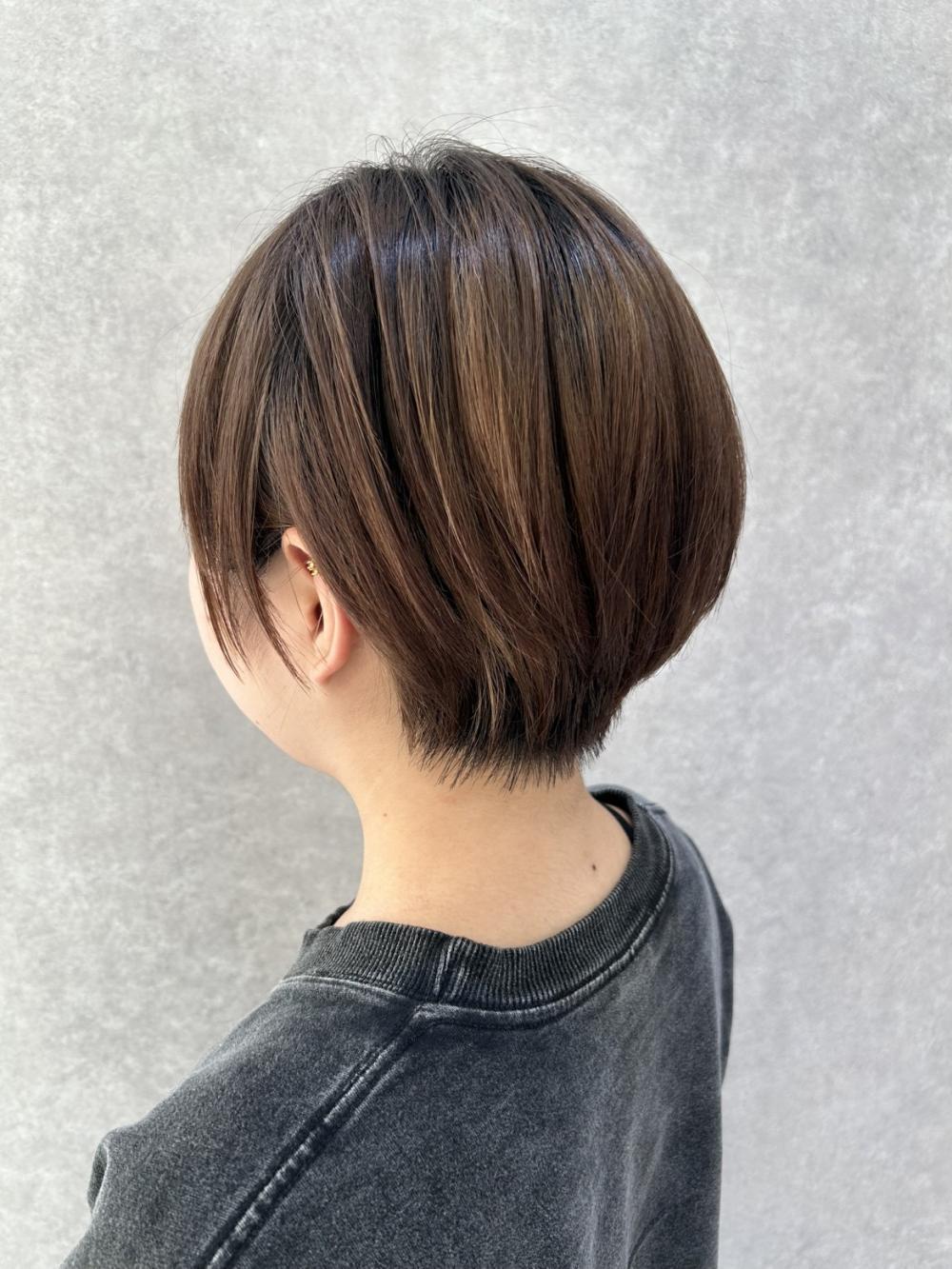 大人ショートボブ