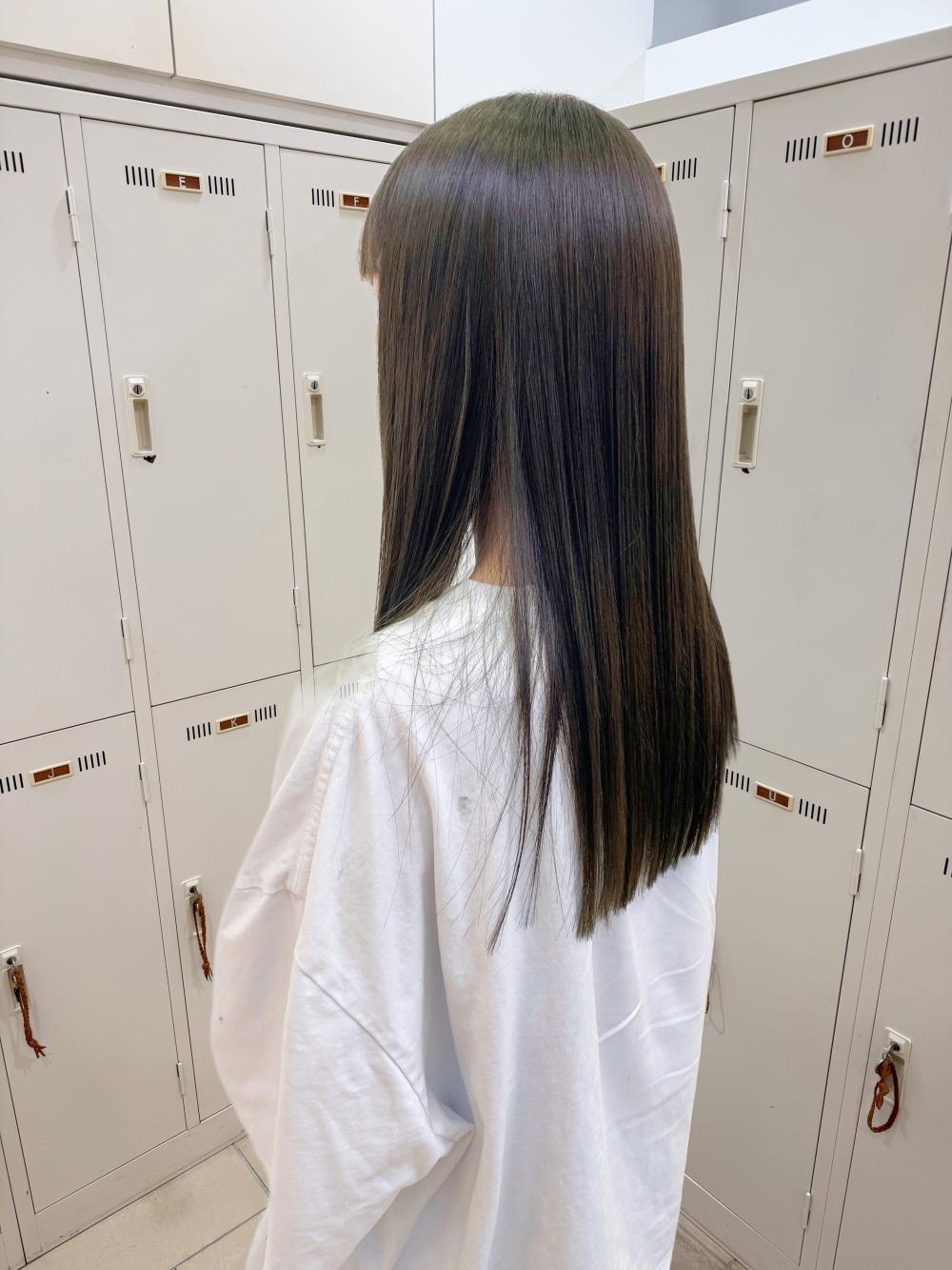 髪質改善ストレート