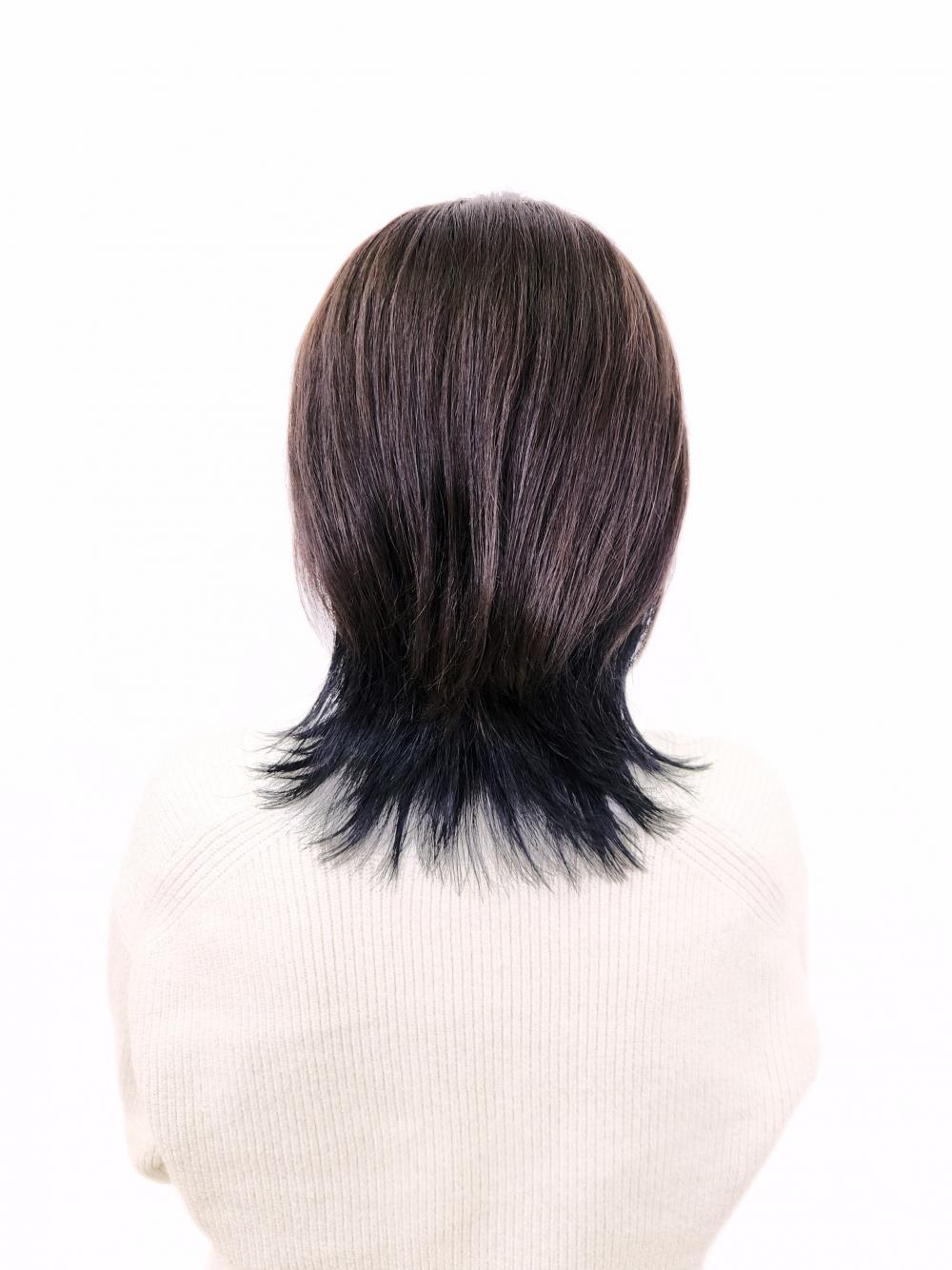 春カラー/ラベンダーグレージュ&インナーカラーブルーブラック｜サブ写真②