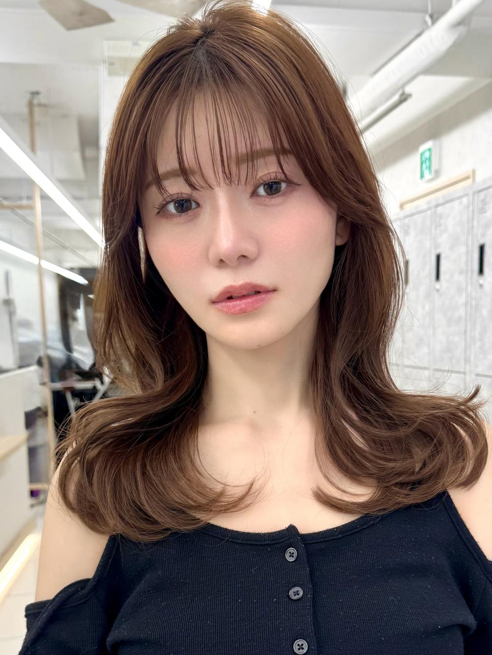 韓国ヘア/くびれ巻き/ヨシンモリ/小顔カット/イメチェン｜サブ写真③
