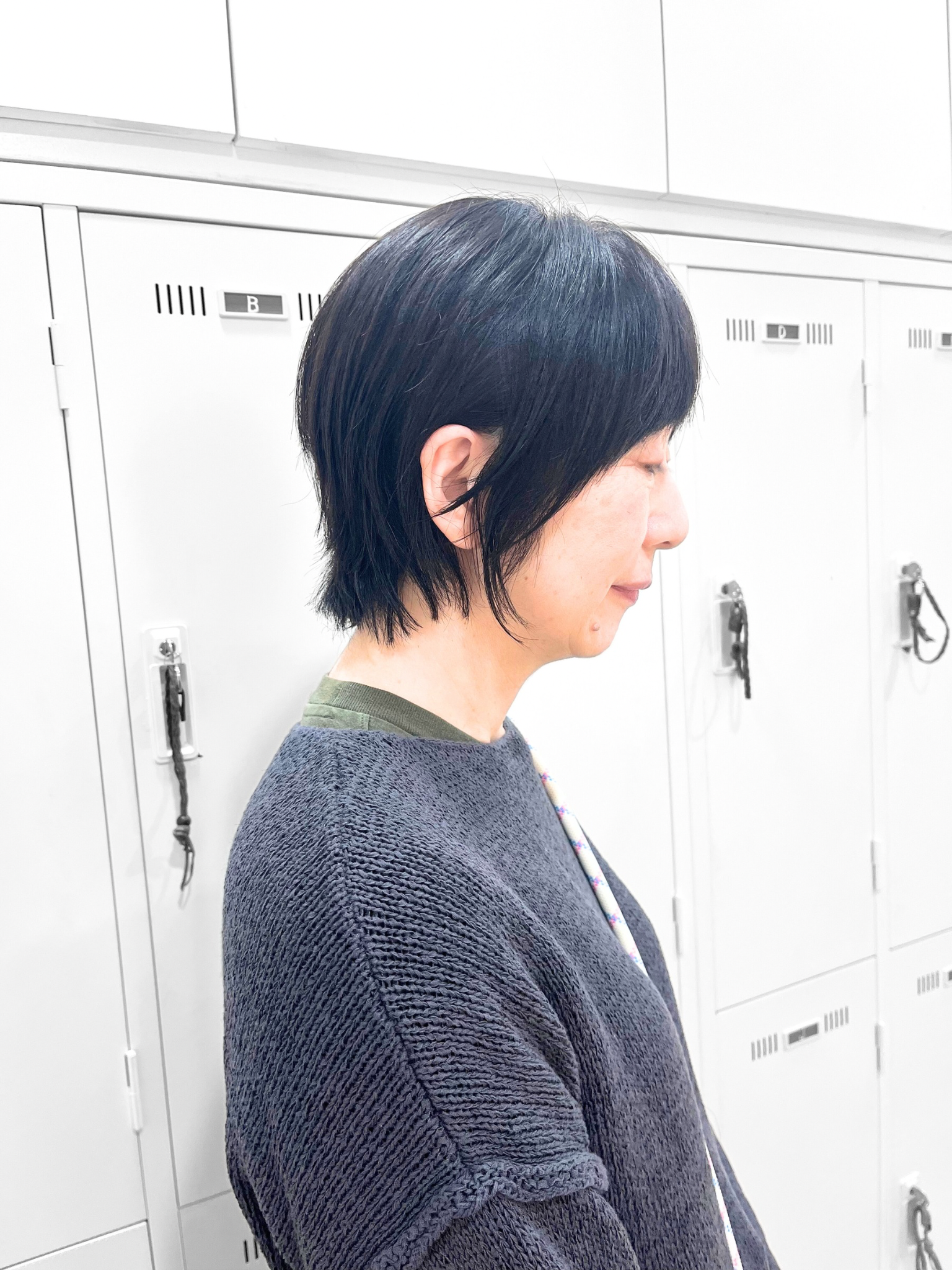 縮毛矯正ショートヘア｜サブ写真②