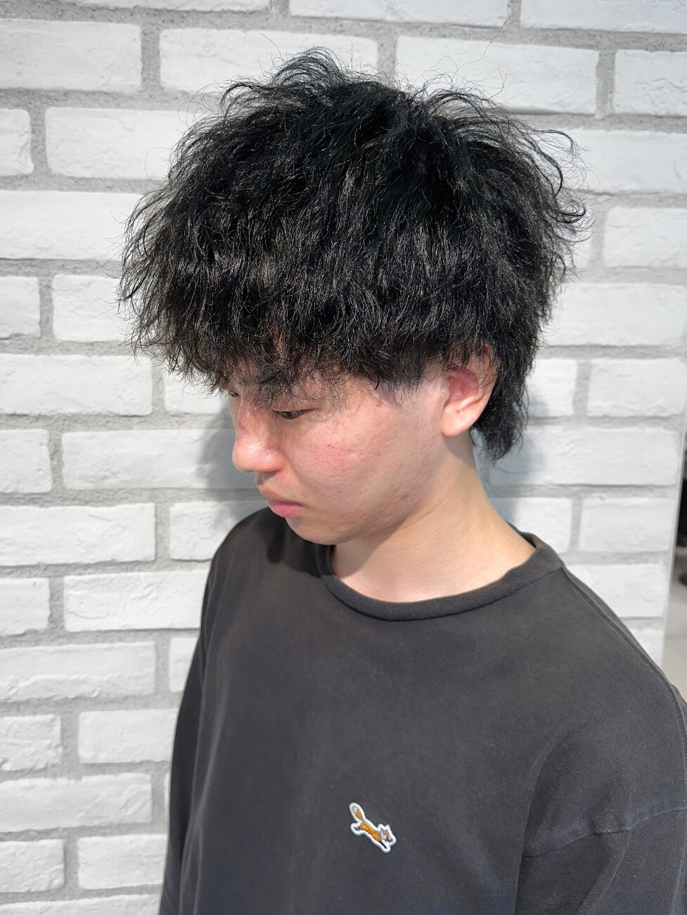 波巻きパーマ