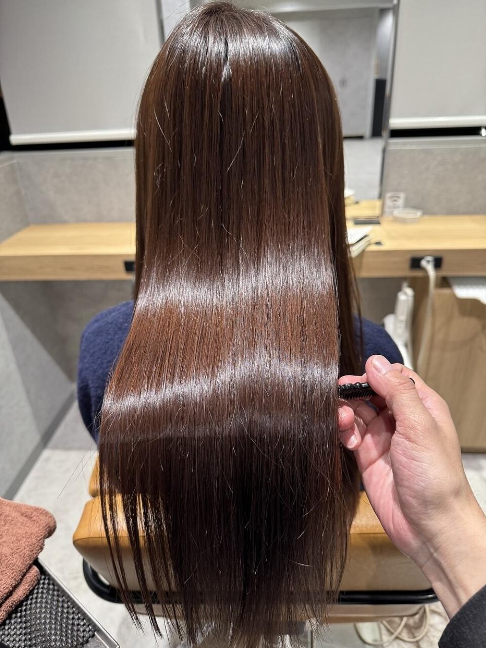 髪質改善ストレート