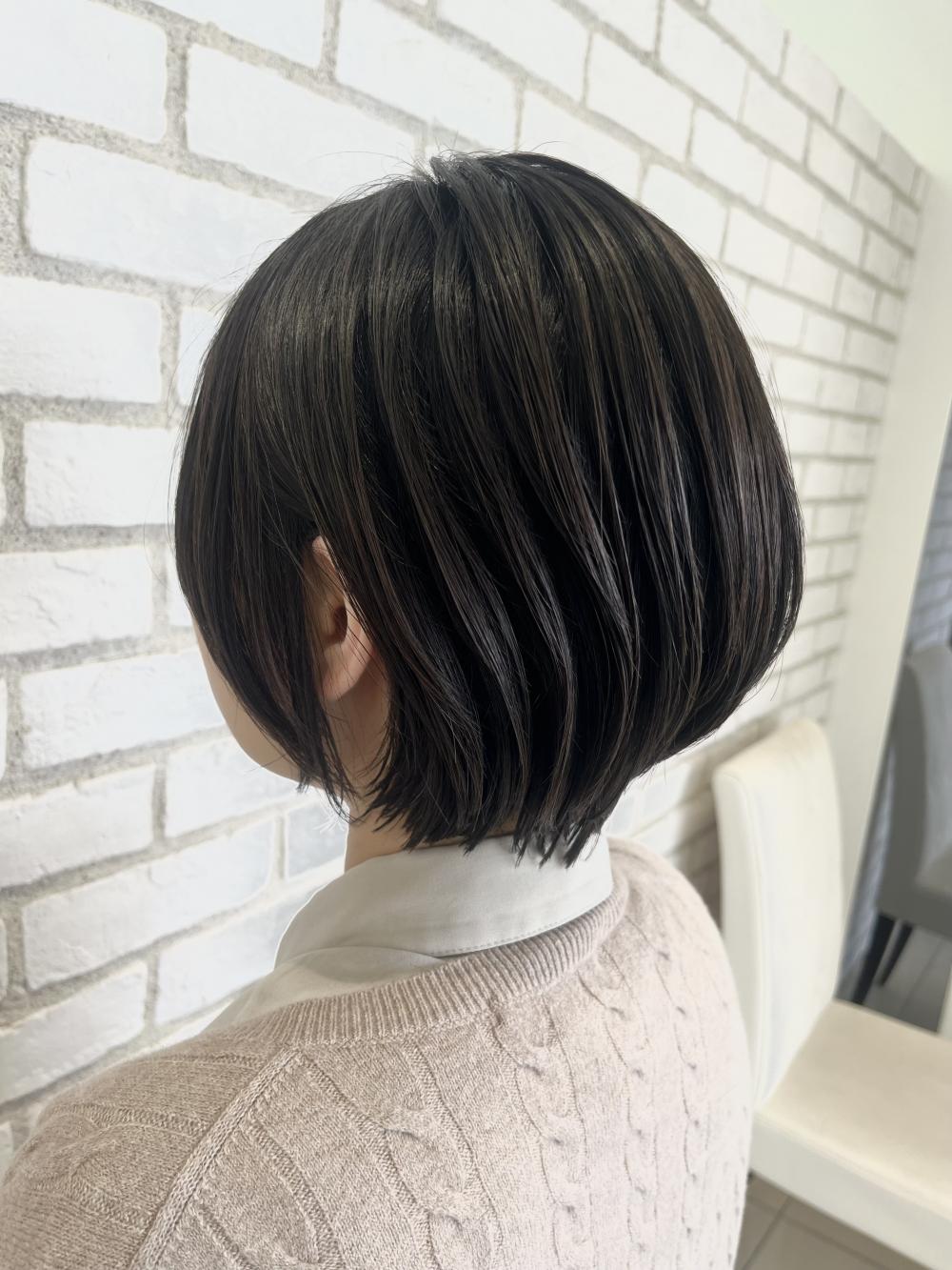 丸みショートボブ