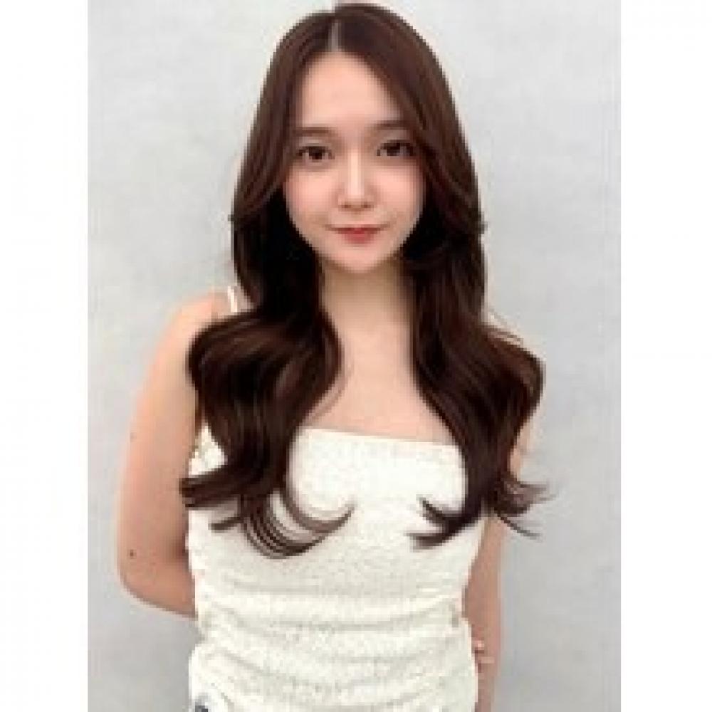 トレンド！韓国レイヤーカットで“ヨシンモリ”風に