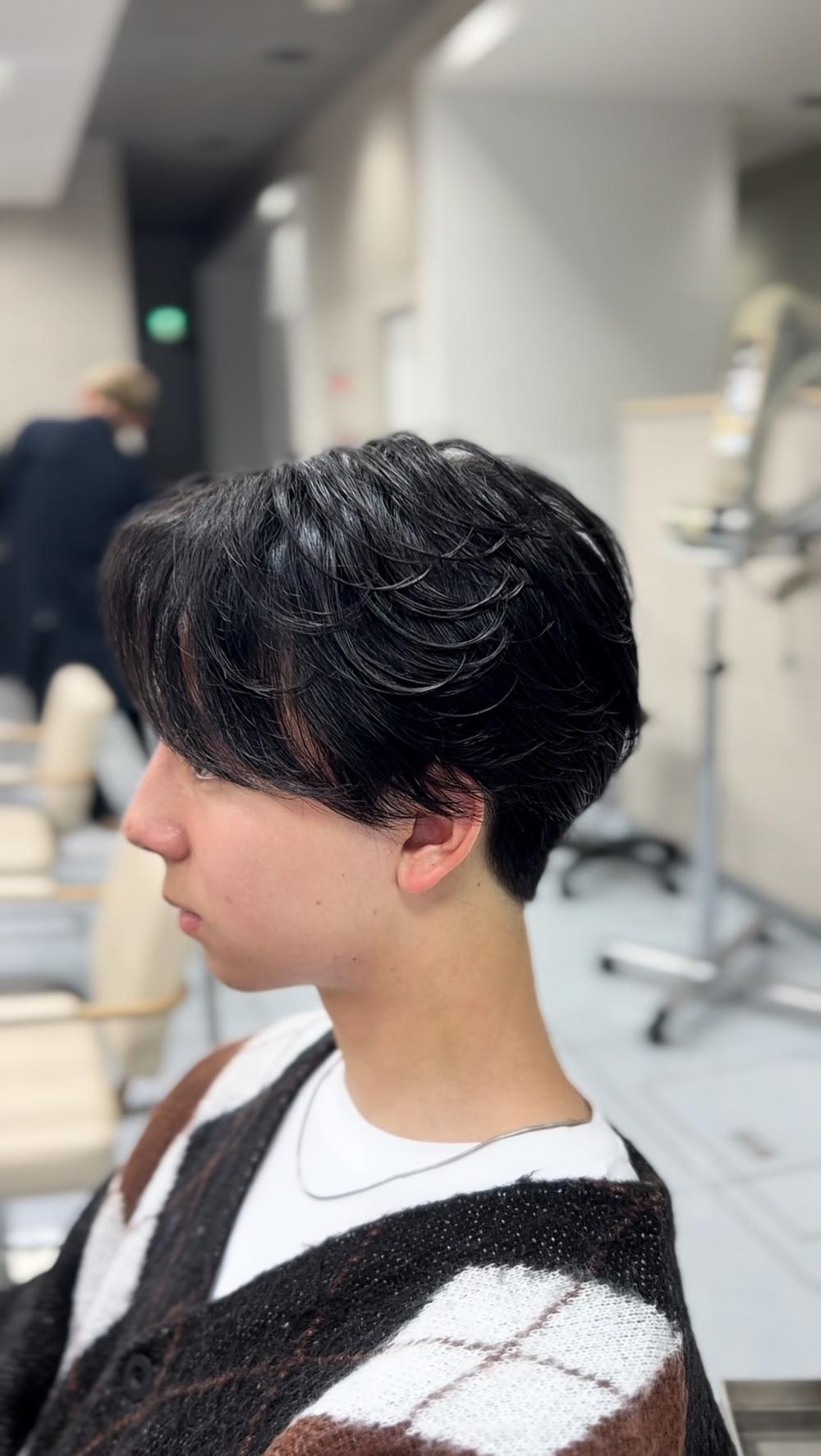 横浜メンズに人気のニュアンスパーマ｜サブ写真②