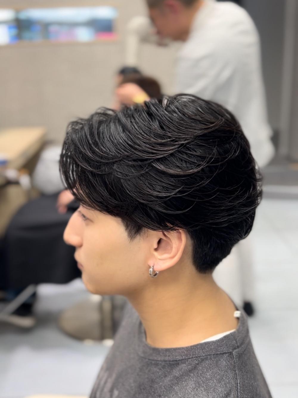 横浜メンズに人気のニュアンスパーマ｜サブ写真②