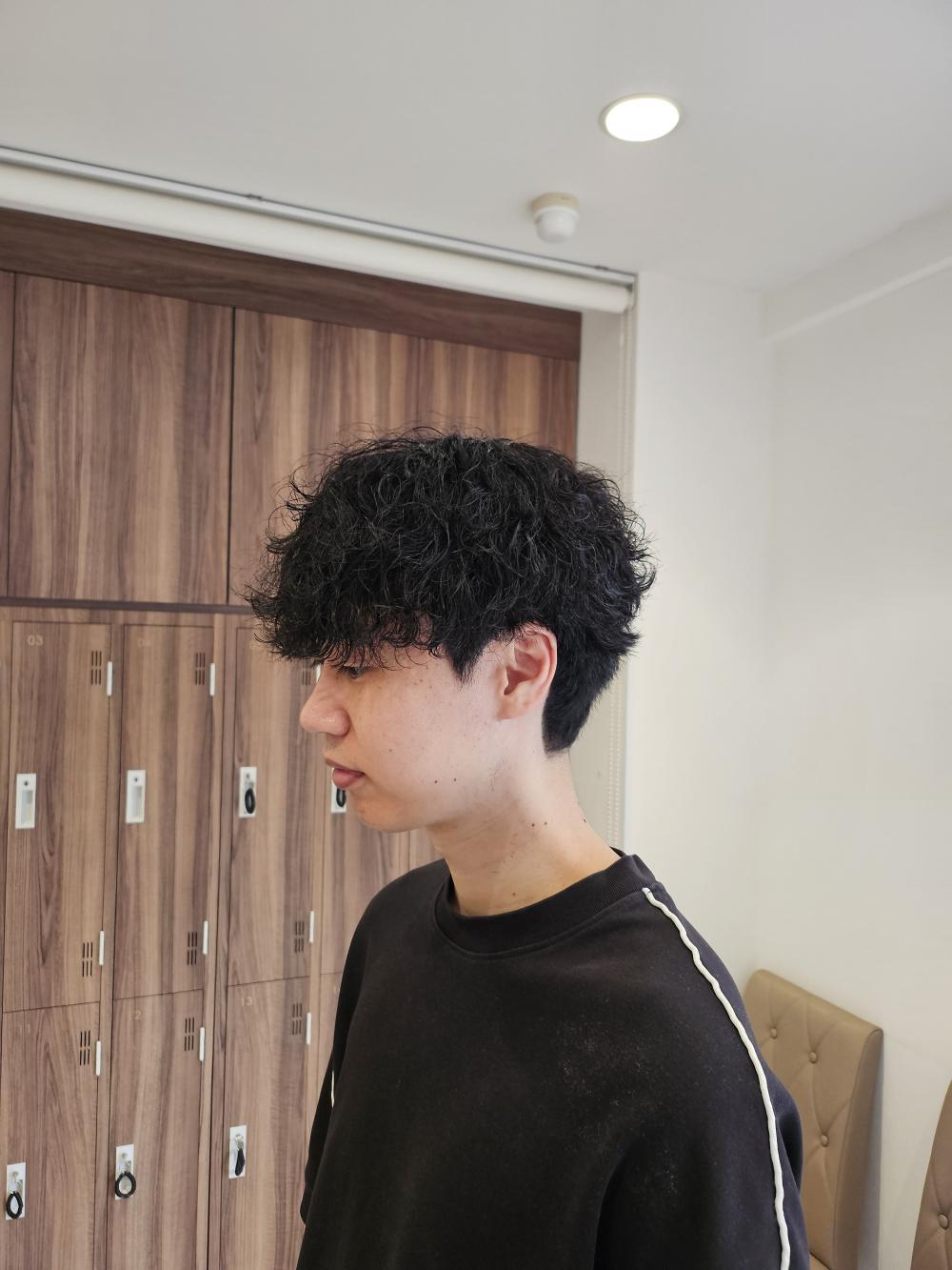 波巻きツイストスパイラルパーマ