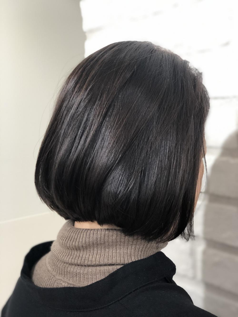 シンプル内巻きボブ