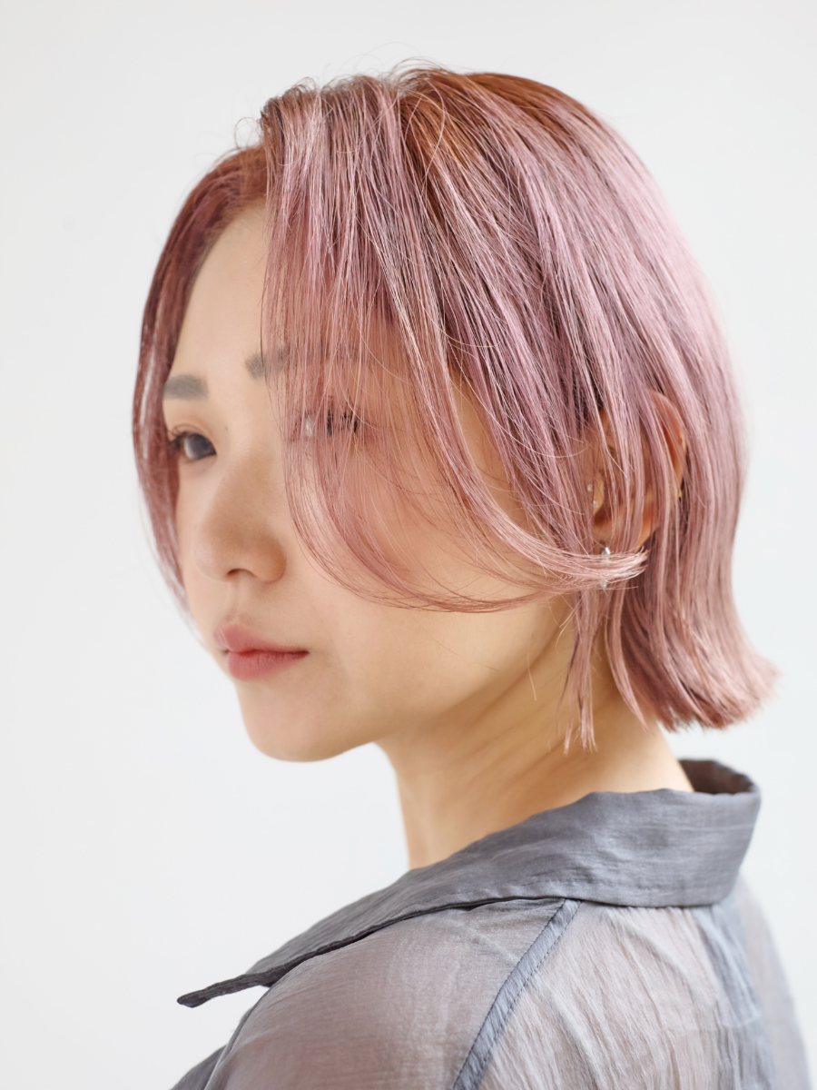 白髪ぼかしピンク｜サブ写真②
