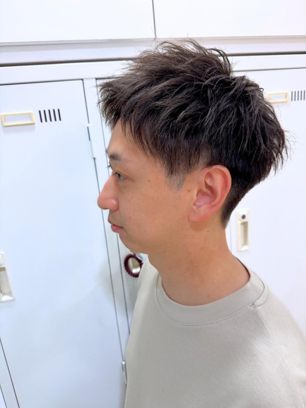 アップバングショート