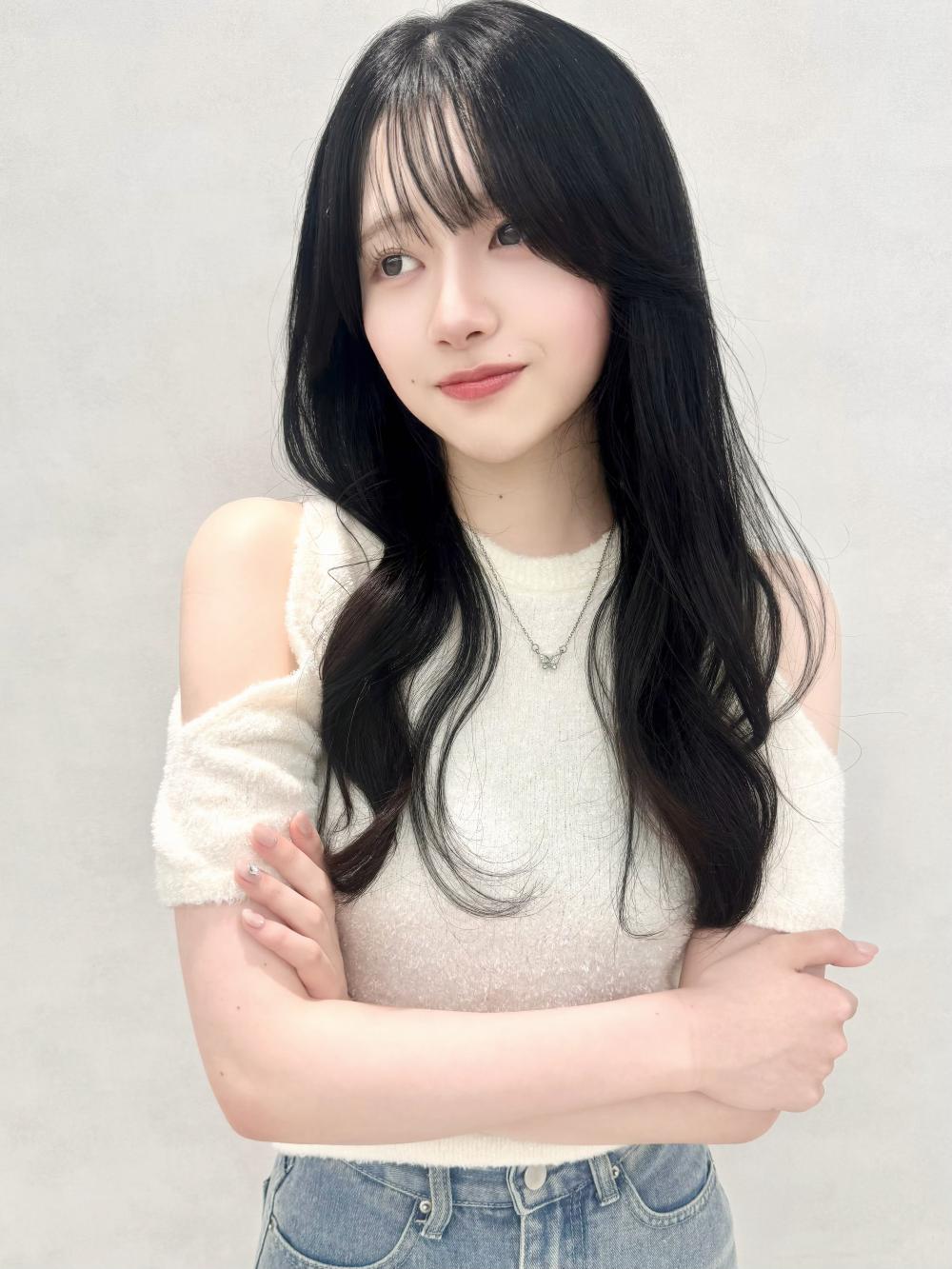 ロングレイヤー　韓国ヘア