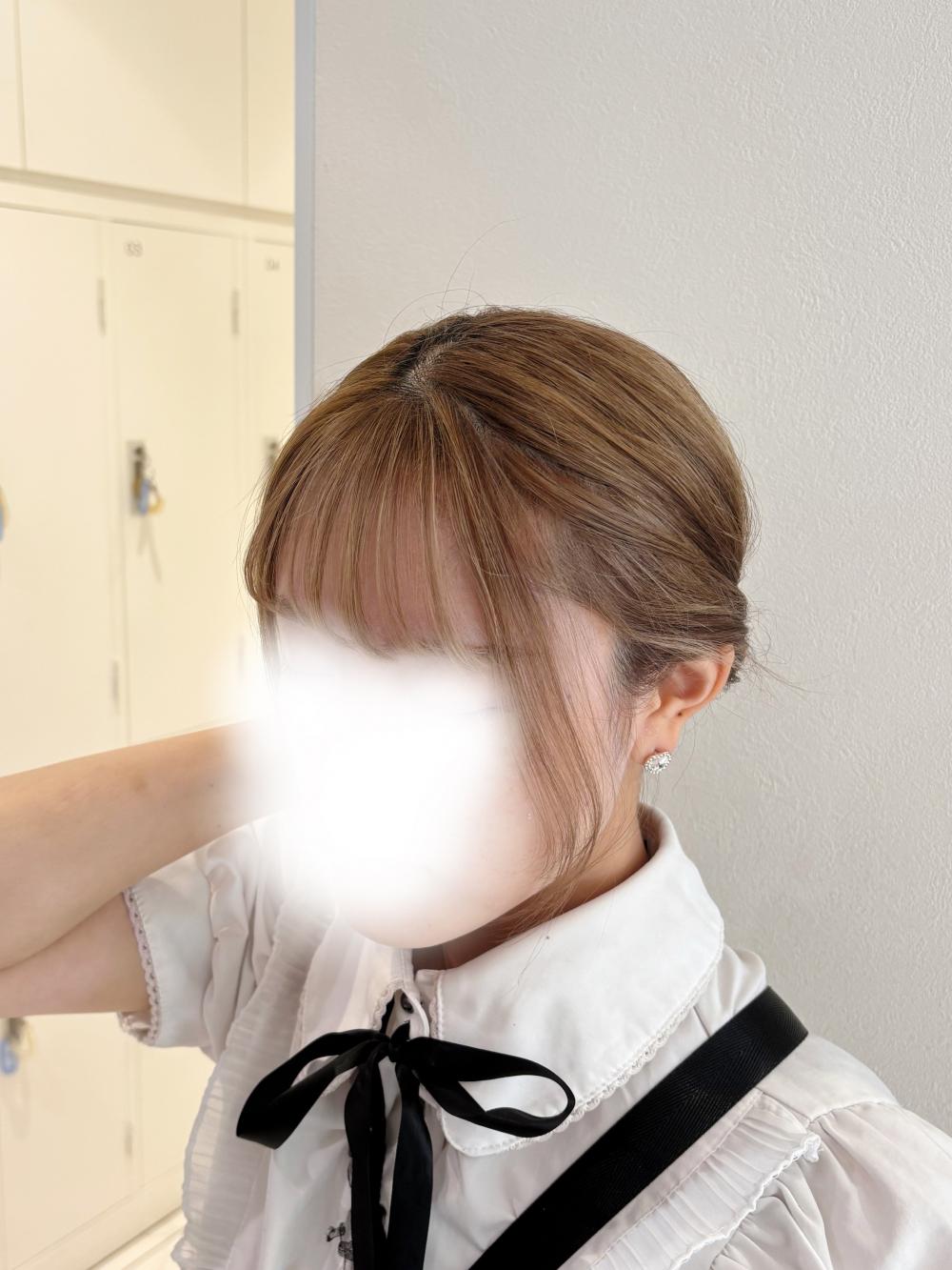 小顔見え×顔まわりレイヤー