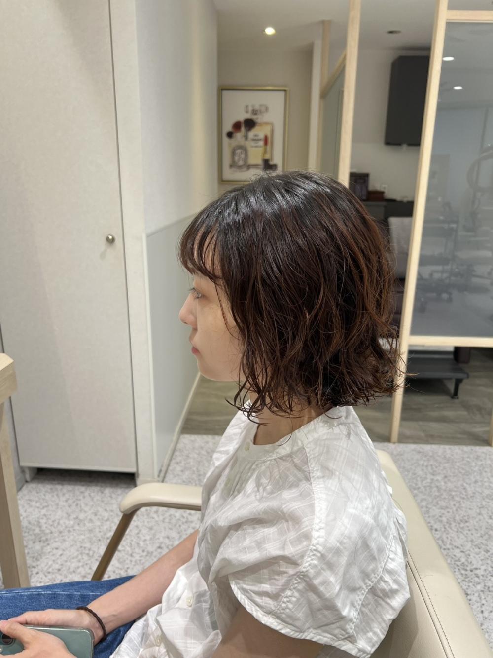 大人カジュアルパーマ