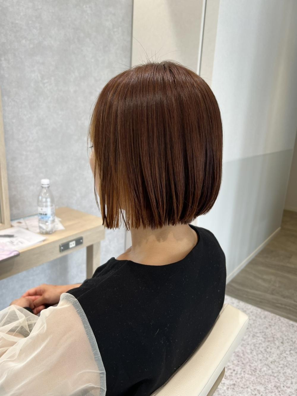 パッツンボブ×縮毛矯正｜サブ写真②