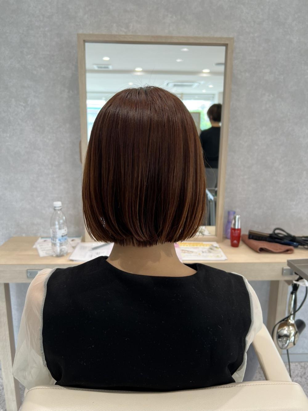 パッツンボブ×縮毛矯正｜サブ写真③