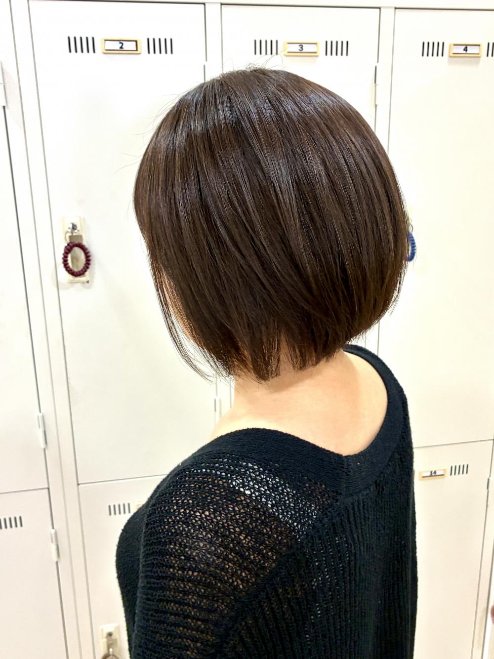 結べるショートボブ