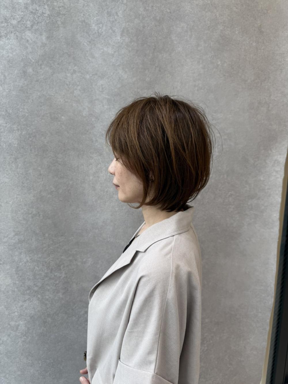 大人ショートボブ
