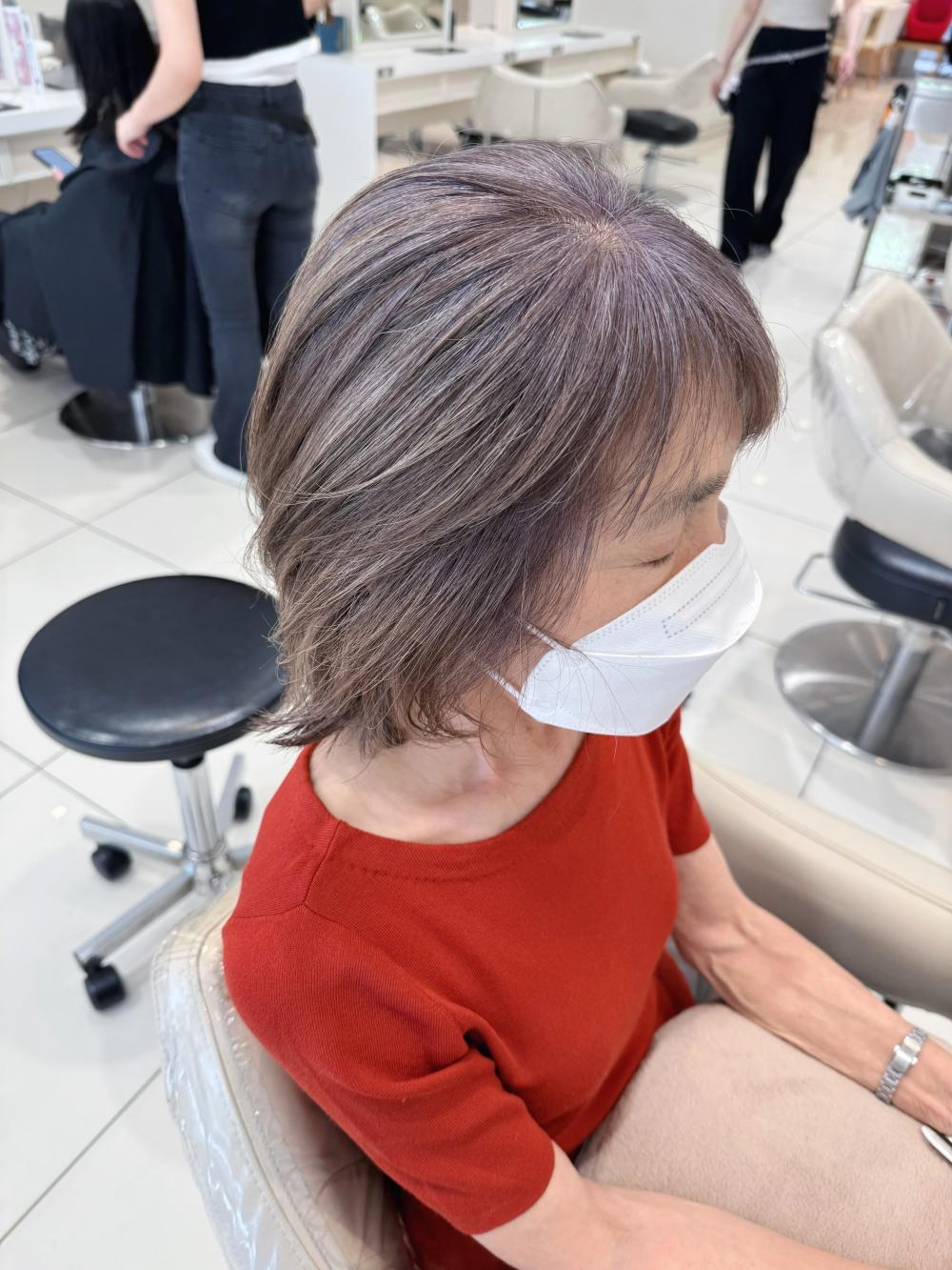 ＼白髪率8〜9割×白髪で作るベージュカラーさん／｜サブ写真②