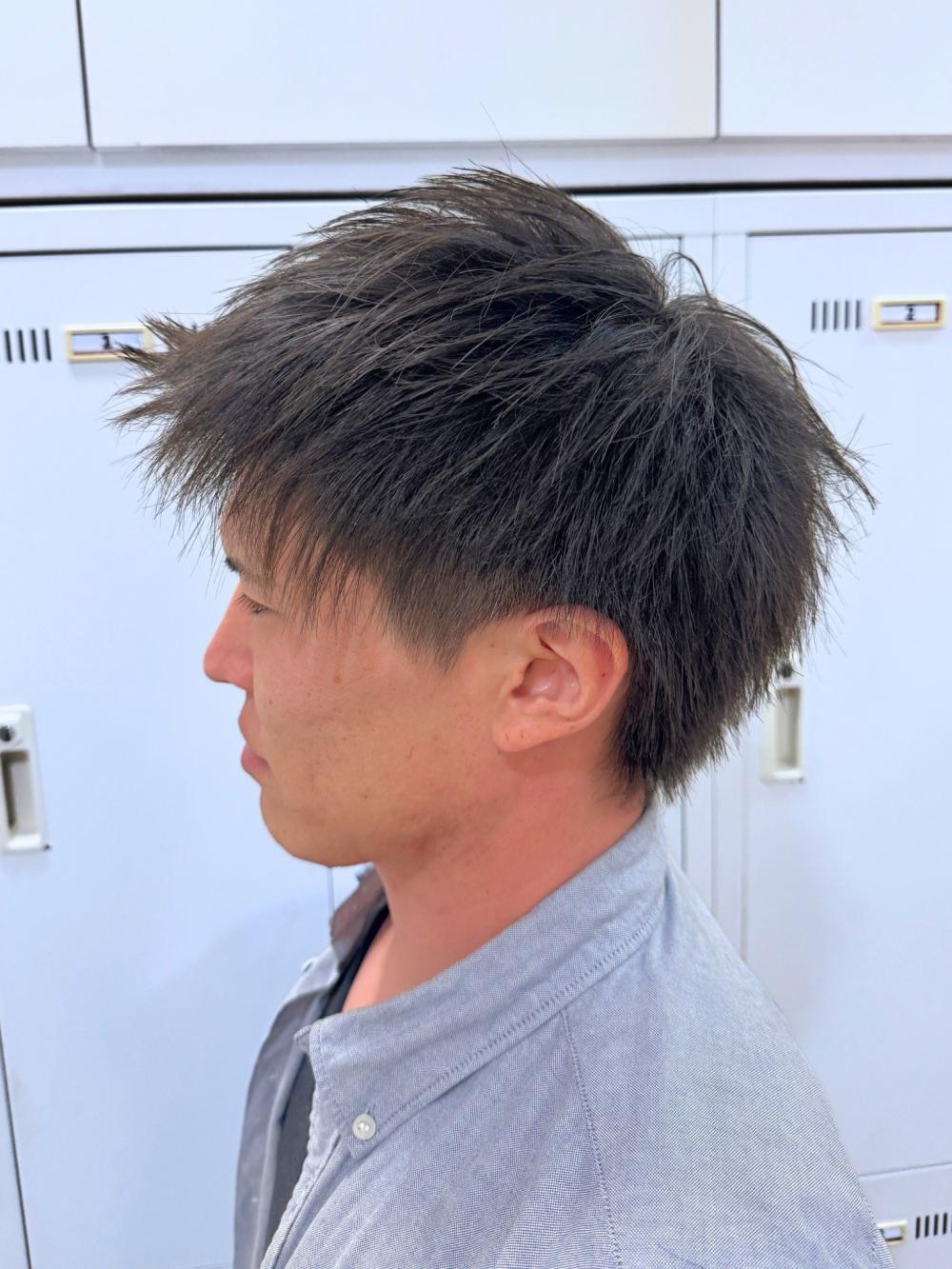 アップバングショート