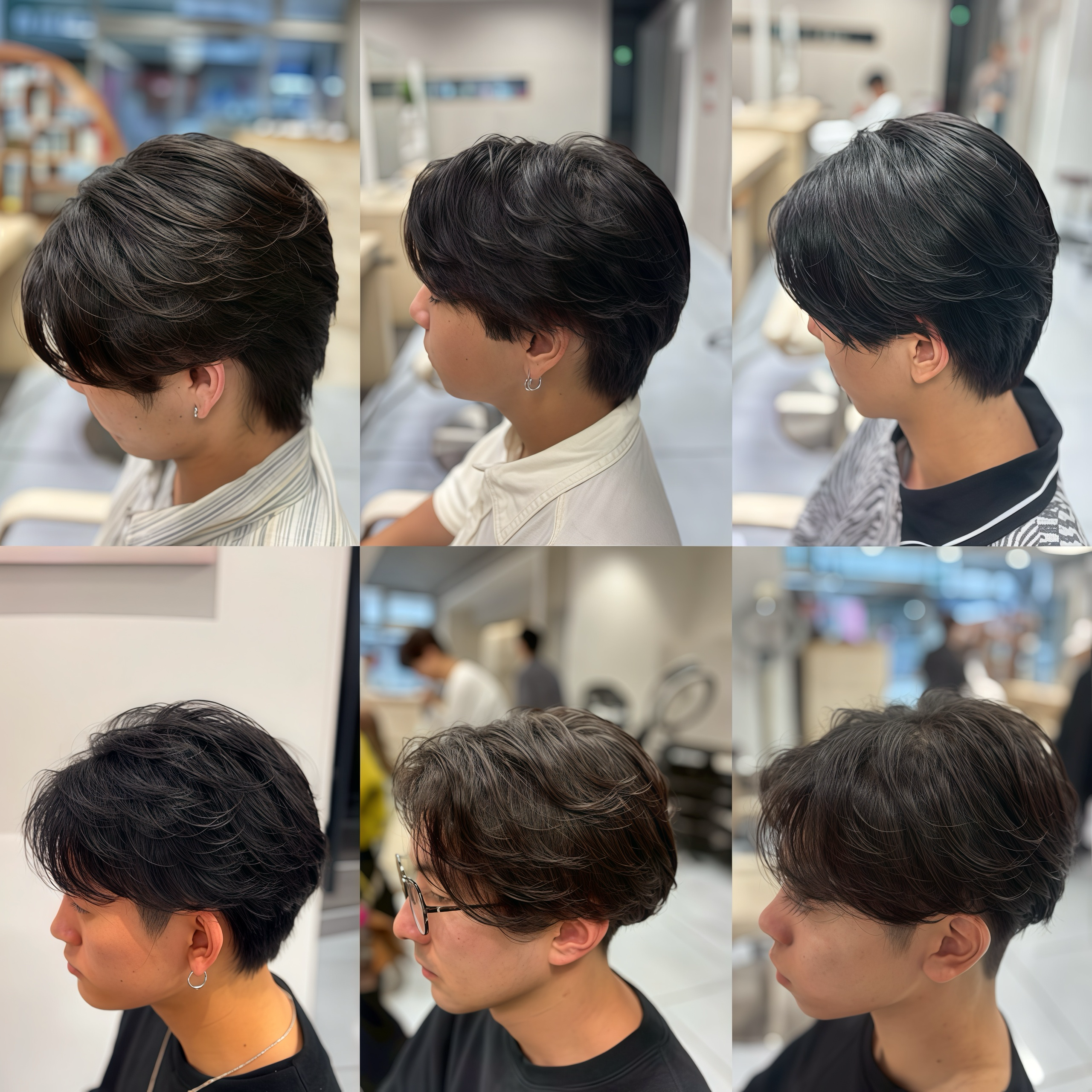 横浜・桜木町で人気のメンズセンターパート×ニュアンスパーマ【担当：齋藤】｜サブ写真②