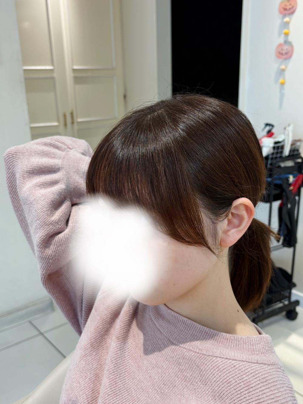 【結んでも可愛い】小顔効果抜群の