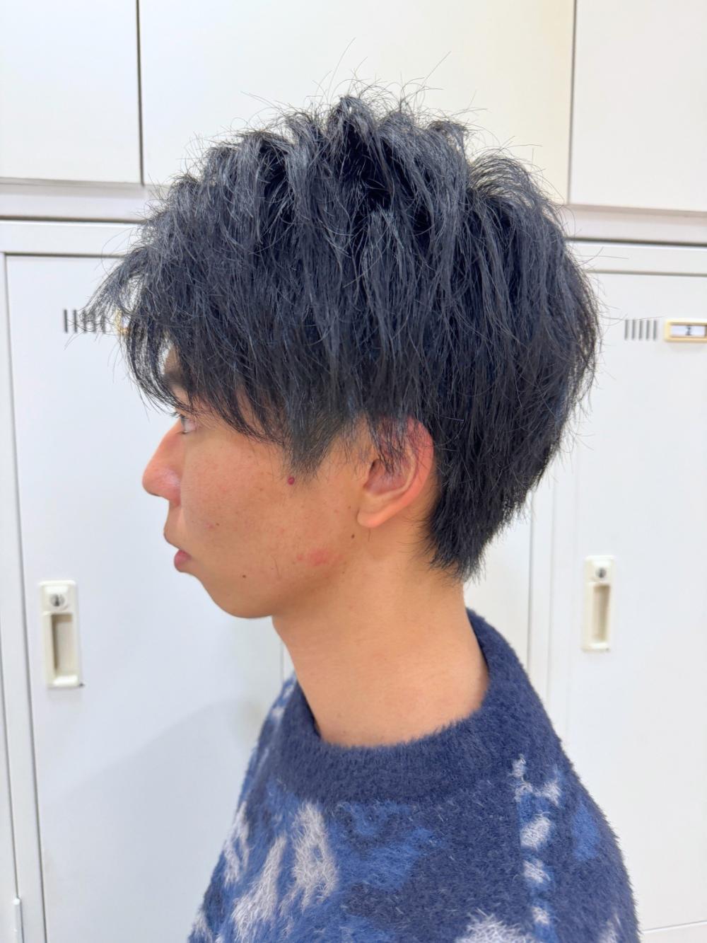 センターパートショート