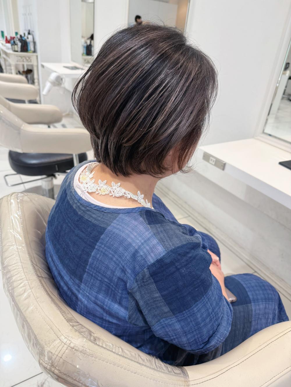 ＼白髪/白髪ぼかし/グレージュ/大人ショート／｜サブ写真②