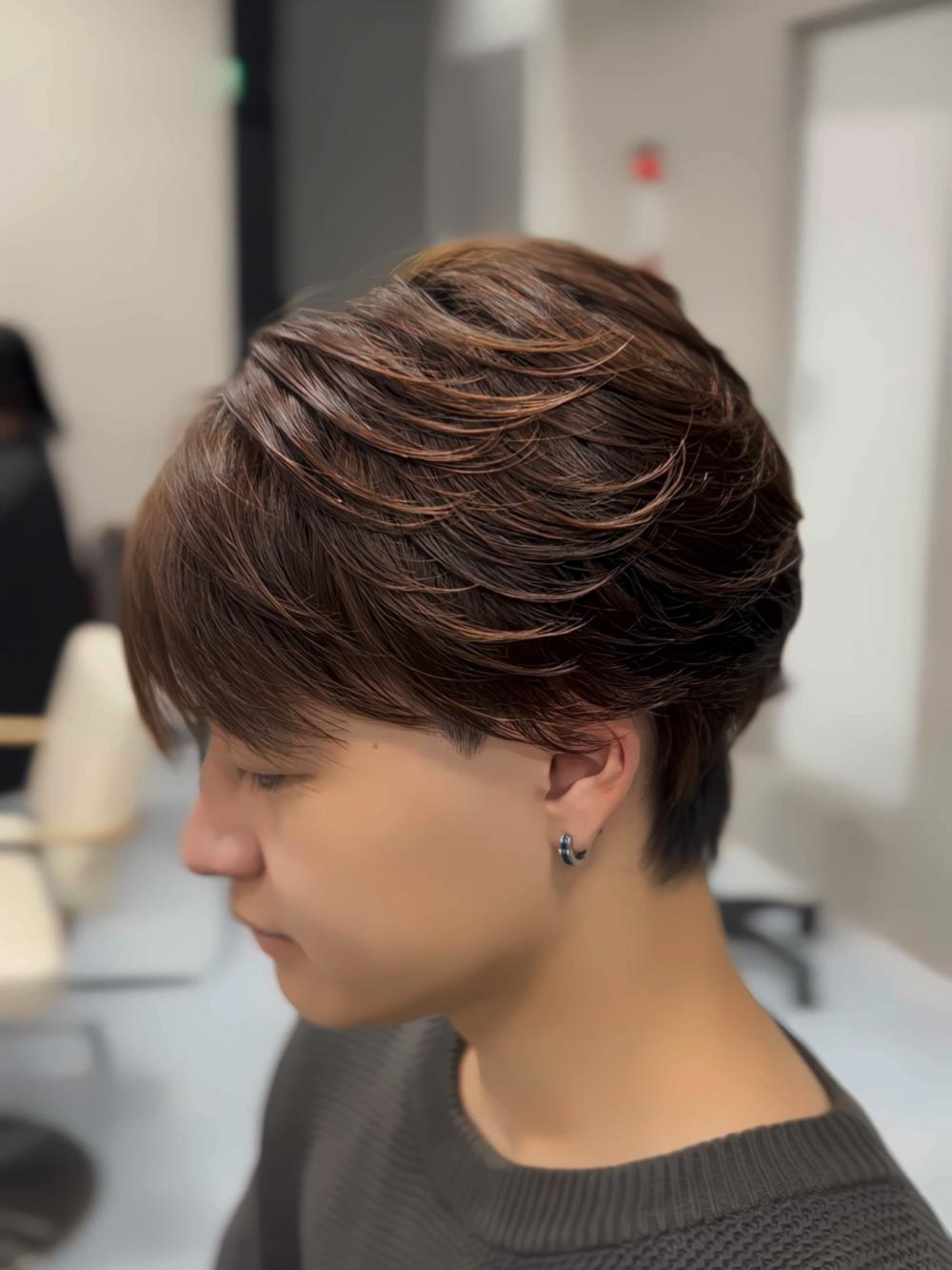 横浜メンズ必見｜毛流れシースルーで作る柔らかニュアンスヘア