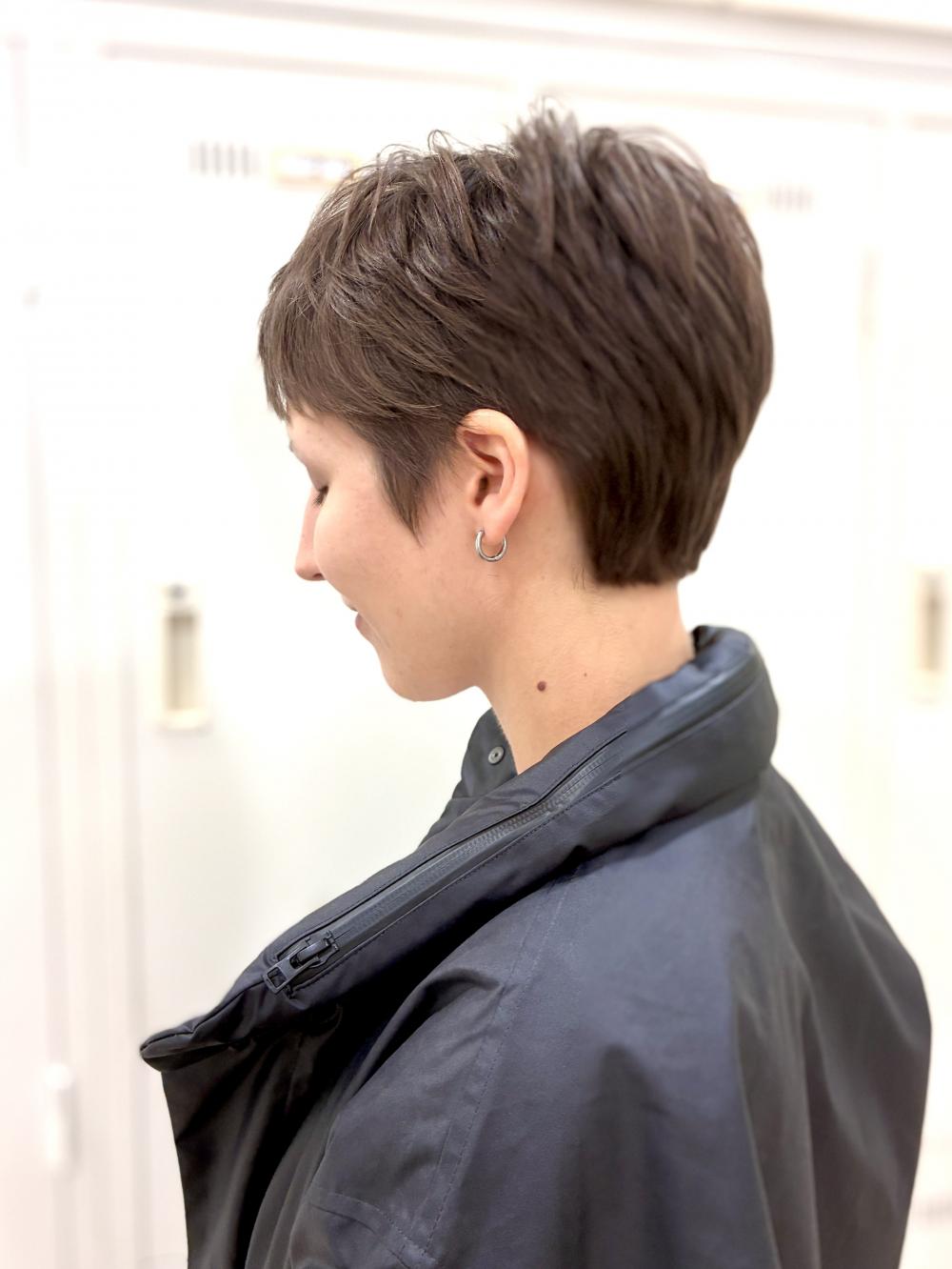 マニッシュなショートスタイル｜サブ写真②
